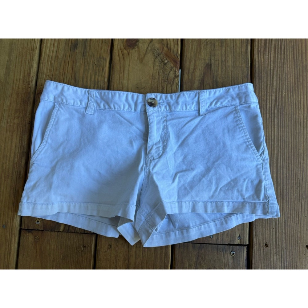 Vintage Y2K Mossimo Mini Micro White Low Rise Shorts Short Sz 11